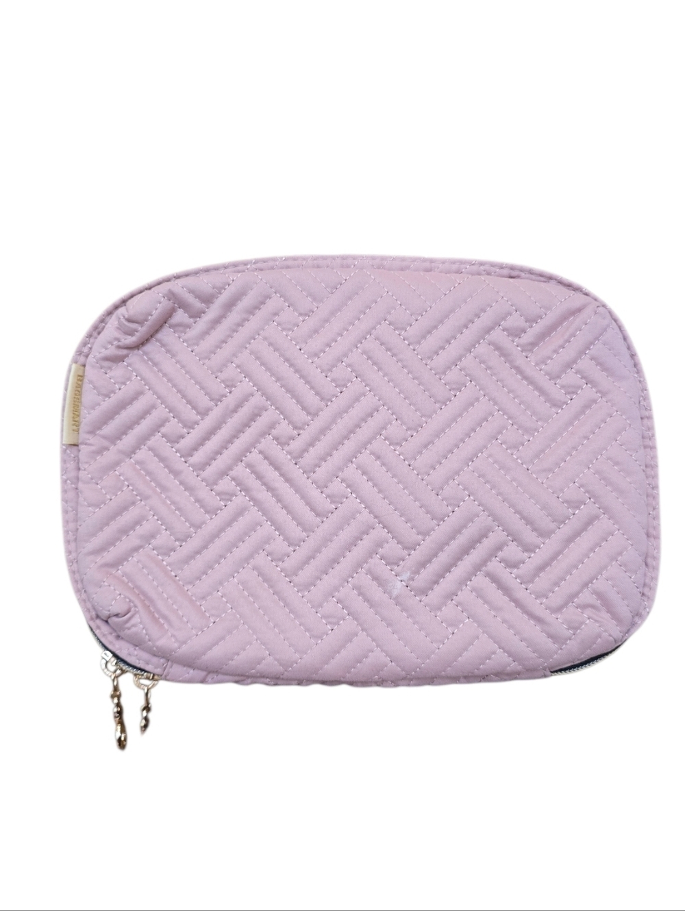 Bagsmart Blush Pink Zip Cosmetic Toiletry Travel Case
